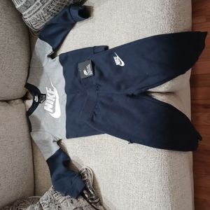 Nike 2 piece sweat suit